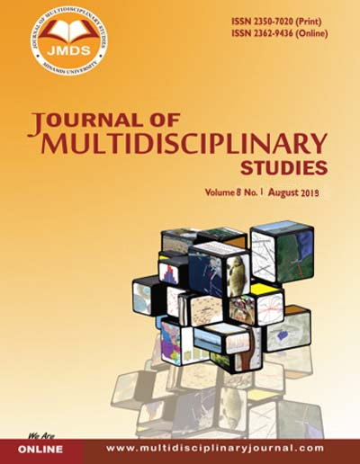 Journal of Multidisciplinary Studies